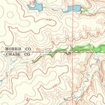 United States Geological Survey Burdick, KS (1972, 24000-Scale) digital map