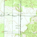 United States Geological Survey Burdickville, MI (1983, 24000-Scale) digital map
