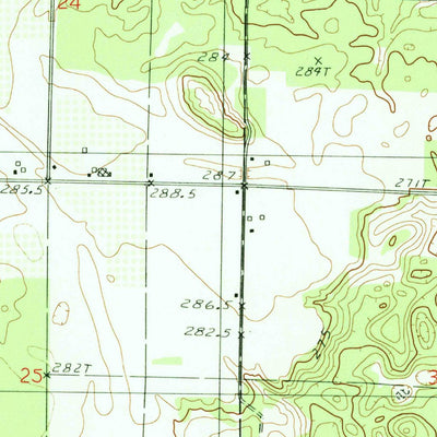 United States Geological Survey Burdickville, MI (1983, 24000-Scale) digital map