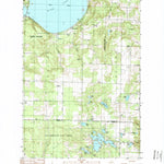 United States Geological Survey Burdickville, MI (1983, 25000-Scale) digital map
