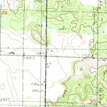 United States Geological Survey Burdickville, MI (1983, 25000-Scale) digital map