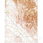 United States Geological Survey Burdock, SD (1950, 24000-Scale) digital map