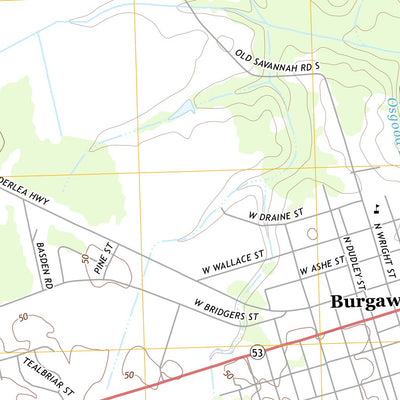 United States Geological Survey Burgaw, NC (2013, 24000-Scale) digital map