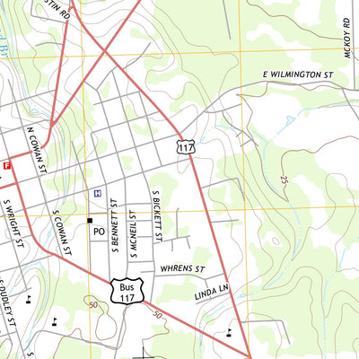 United States Geological Survey Burgaw, NC (2013, 24000-Scale) digital map