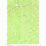 United States Geological Survey Burgdorf, ID (1956, 62500-Scale) digital map