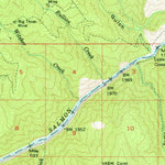 United States Geological Survey Burgdorf, ID (1956, 62500-Scale) digital map