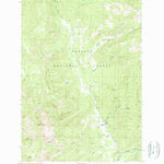 United States Geological Survey Burgdorf, ID (1989, 24000-Scale) digital map