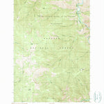 United States Geological Survey Burgdorf Summit, ID (1989, 24000-Scale) digital map