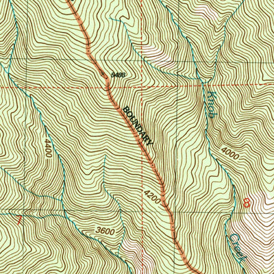 United States Geological Survey Burgdorf Summit, ID (2004, 24000-Scale) digital map
