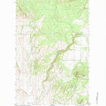 United States Geological Survey Burge Mountain, WA (1981, 24000-Scale) digital map