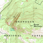 United States Geological Survey Burge Mountain, WA (1981, 24000-Scale) digital map