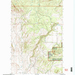 United States Geological Survey Burge Mountain, WA (2001, 24000-Scale) digital map