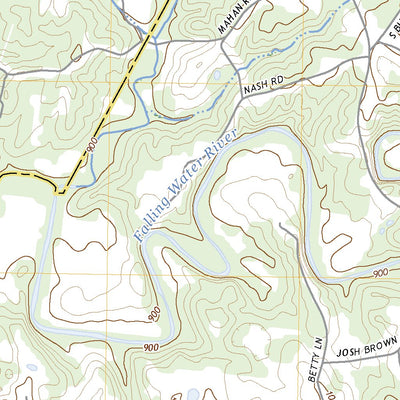 United States Geological Survey Burgess Falls, TN (2022, 24000-Scale) digital map