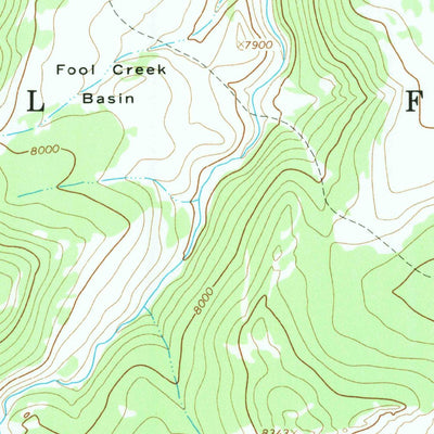 United States Geological Survey Burgess Junction, WY (1964, 24000-Scale) digital map