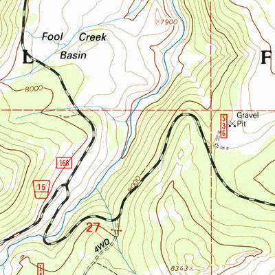 United States Geological Survey Burgess Junction, WY (1993, 24000-Scale) digital map