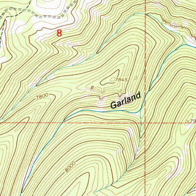 United States Geological Survey Burgess Junction, WY (1993, 24000-Scale) digital map