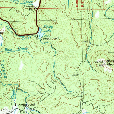 United States Geological Survey Burgess Junction, WY-MT (1979, 100000-Scale) digital map
