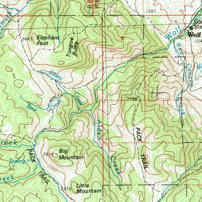 United States Geological Survey Burgess Junction, WY-MT (1979, 100000-Scale) digital map