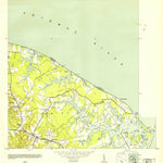 United States Geological Survey Burgess, VA-MD (1953, 24000-Scale) digital map