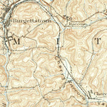 United States Geological Survey Burgettstown, PA (1904, 62500-Scale) digital map