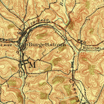 United States Geological Survey Burgettstown, PA (1906, 62500-Scale) digital map
