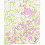 United States Geological Survey Burgettstown, PA (1954, 24000-Scale) digital map