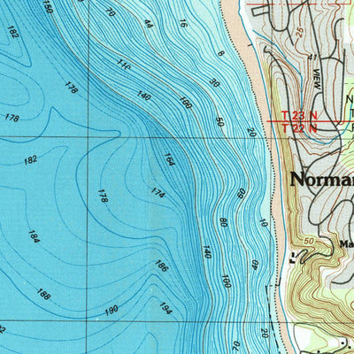 United States Geological Survey Burien, WA (1983, 25000-Scale) digital map