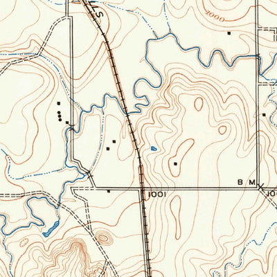 United States Geological Survey Burkburnett, TX-OK (1915, 24000-Scale) digital map