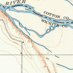 United States Geological Survey Burkburnett, TX-OK (1915, 24000-Scale) digital map