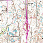 United States Geological Survey Burkburnett, TX-OK (1972, 24000-Scale) digital map