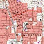 United States Geological Survey Burkburnett, TX-OK (1972, 24000-Scale) digital map