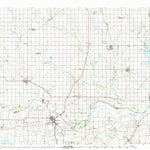 United States Geological Survey Burkburnett, TX-OK (1985, 100000-Scale) digital map