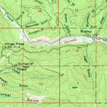 United States Geological Survey Burke, ID-MT (1957, 62500-Scale) digital map