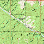 United States Geological Survey Burke, ID-MT (1957, 62500-Scale) digital map