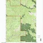 United States Geological Survey Burke, ID-MT (1996, 24000-Scale) digital map