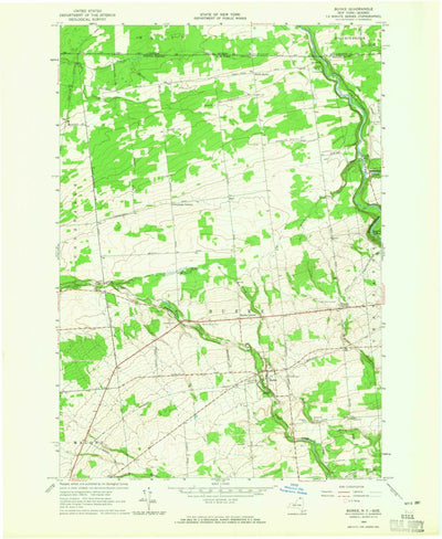 United States Geological Survey Burke, NY (1964, 24000-Scale) digital map