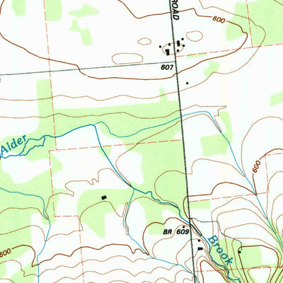 United States Geological Survey Burke, NY (1993, 24000-Scale) digital map