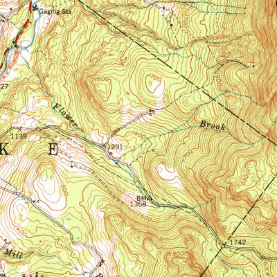 United States Geological Survey Burke, VT (1951, 62500-Scale) digital map