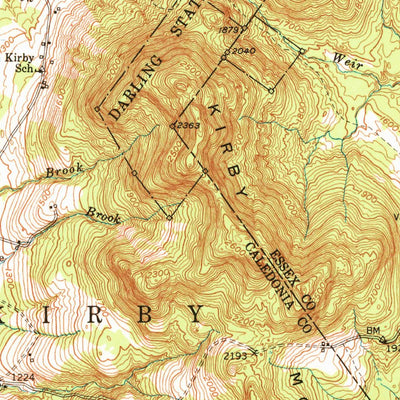 United States Geological Survey Burke, VT (1951, 62500-Scale) digital map