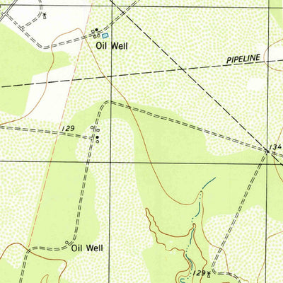 United States Geological Survey Burkes Ridge, TX (1979, 24000-Scale) digital map
