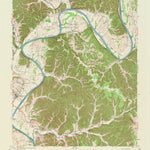 United States Geological Survey Burkesville, KY (1953, 24000-Scale) digital map