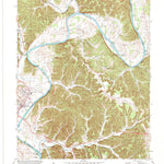 United States Geological Survey Burkesville, KY (1978, 24000-Scale) digital map