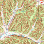 United States Geological Survey Burkesville, KY (1978, 24000-Scale) digital map