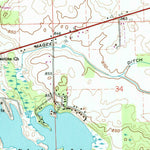 United States Geological Survey Burket, IN (1961, 24000-Scale) digital map