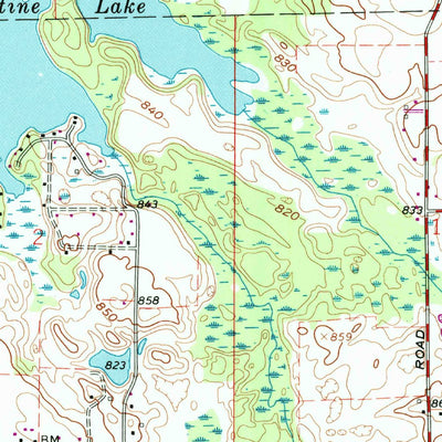 United States Geological Survey Burket, IN (1961, 24000-Scale) digital map