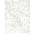 United States Geological Survey Burket, IN (2022, 24000-Scale) digital map