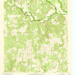 United States Geological Survey Burkett, TX (1960, 24000-Scale) digital map