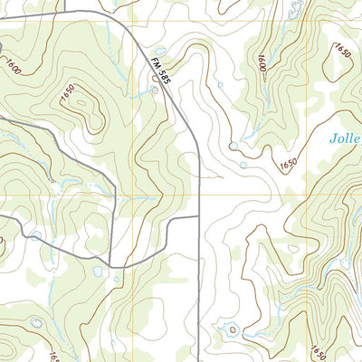 United States Geological Survey Burkett, TX (2022, 24000-Scale) digital map