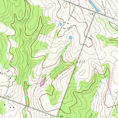 United States Geological Survey Burleigh, TX (1961, 24000-Scale) digital map