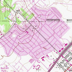 United States Geological Survey Burleson, TX (1955, 24000-Scale) digital map